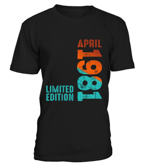 Since April 1981 Year 1981 Retro Vintage 1981 T-Shirt Unisex