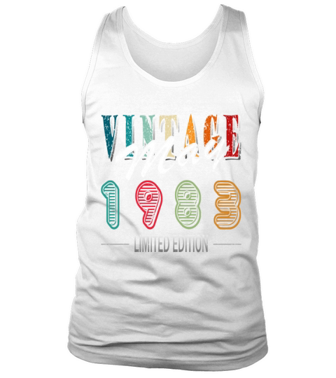 40th birthday man original may vintage 1983 Tank Top Unisex