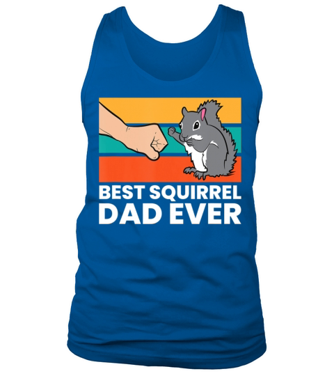 Best Squirrel Dad Ever Vintage Squirrel Tank Top Unisex
