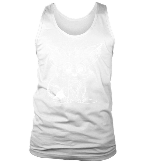 Cute Kid Desert Fox Big Ears Portrait Tank Top Unisex