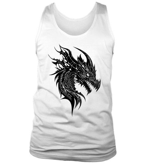 Grim Vintager Dragon In Nature Scale Dress Tank Top Unisex