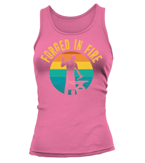 Blacksmith And Anvil Retro Vintage Distressed Tank top Woman