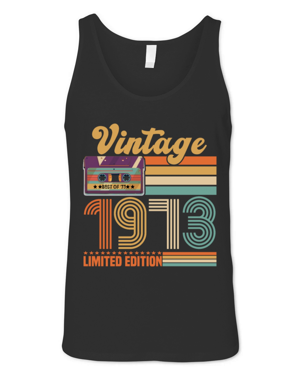 50 Year Old Gifts Vintage 1973 Limited Edition Unisex Jersey Tank