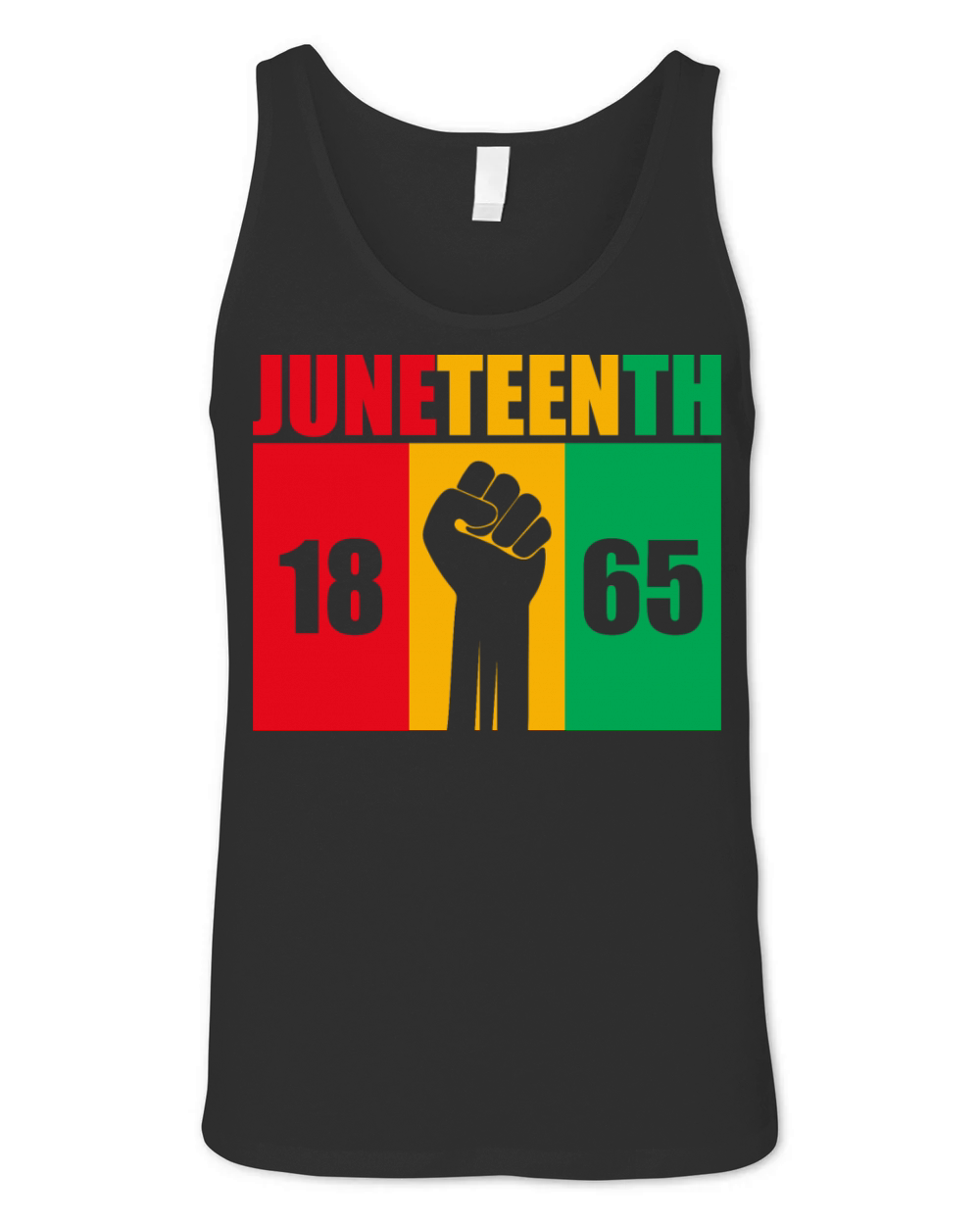 Juneteenth 1865 African T-Shirt Design Unisex Jersey Tank