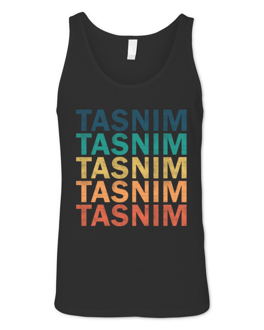 Tasnim Name T Shirt - Tasnim Vintage Retro Name Gi Unisex Jersey Tank