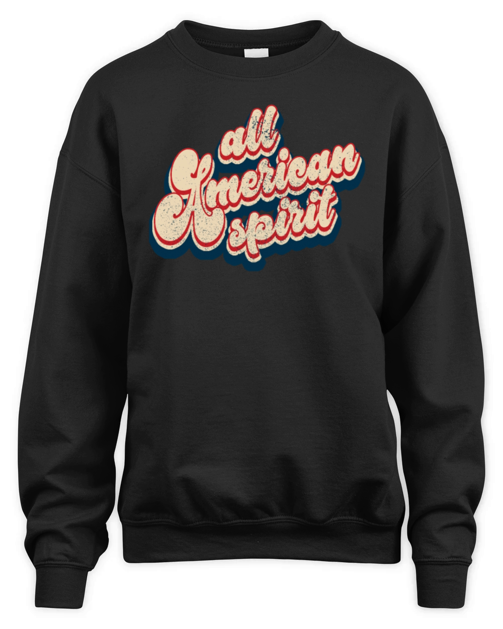Vintage Classic All American Spirit 4th of July Unisex Premium Crewneck Sweatshirt