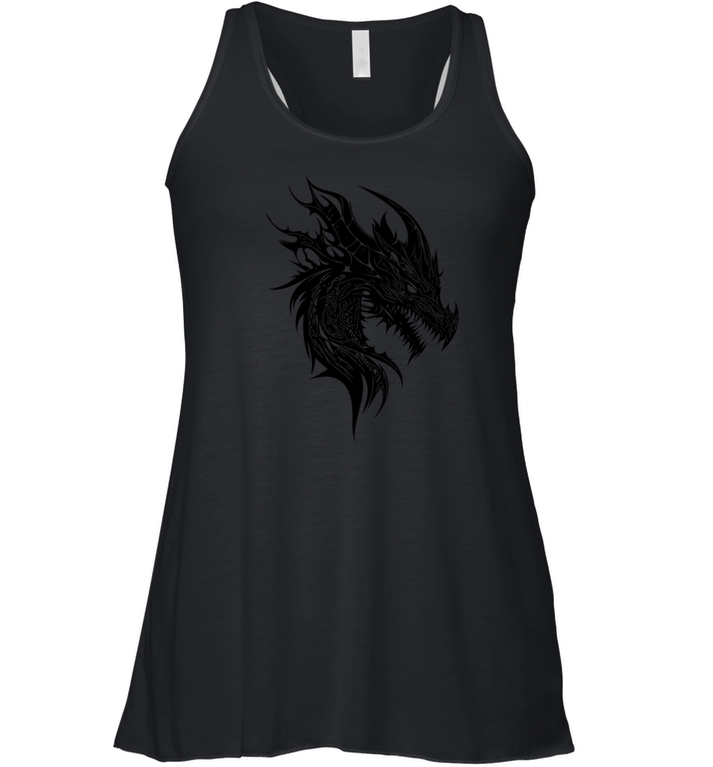 Grim Vintager Dragon In Nature Scale Dress Women's Flowy Tank Top