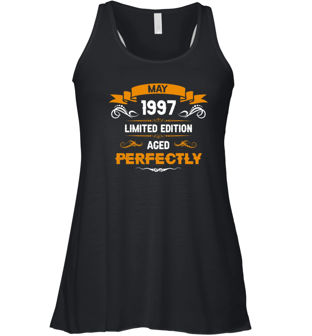 May 1997 Vintage Birthday Present Women's Flowy Tank Top