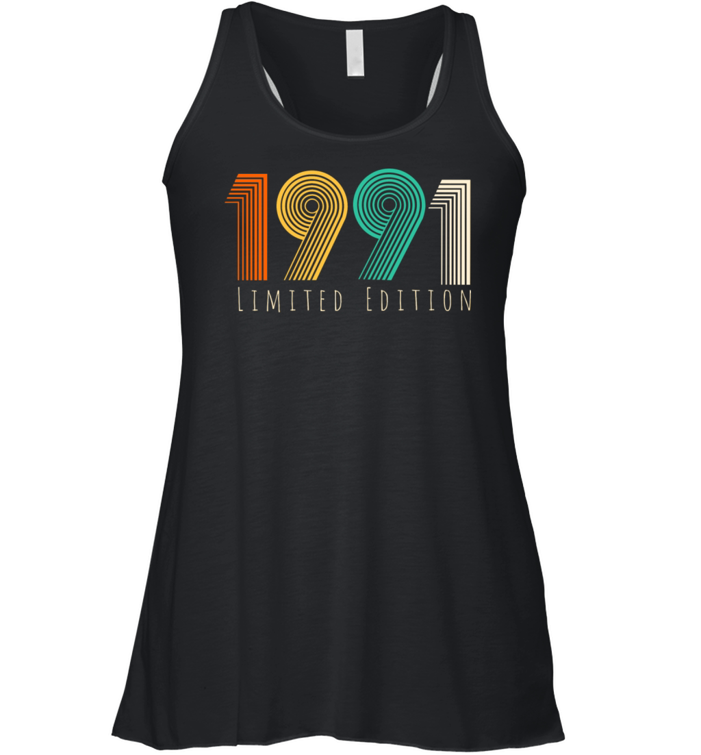 Vintage 19991 retro 1991 birthday Women's Flowy Tank Top