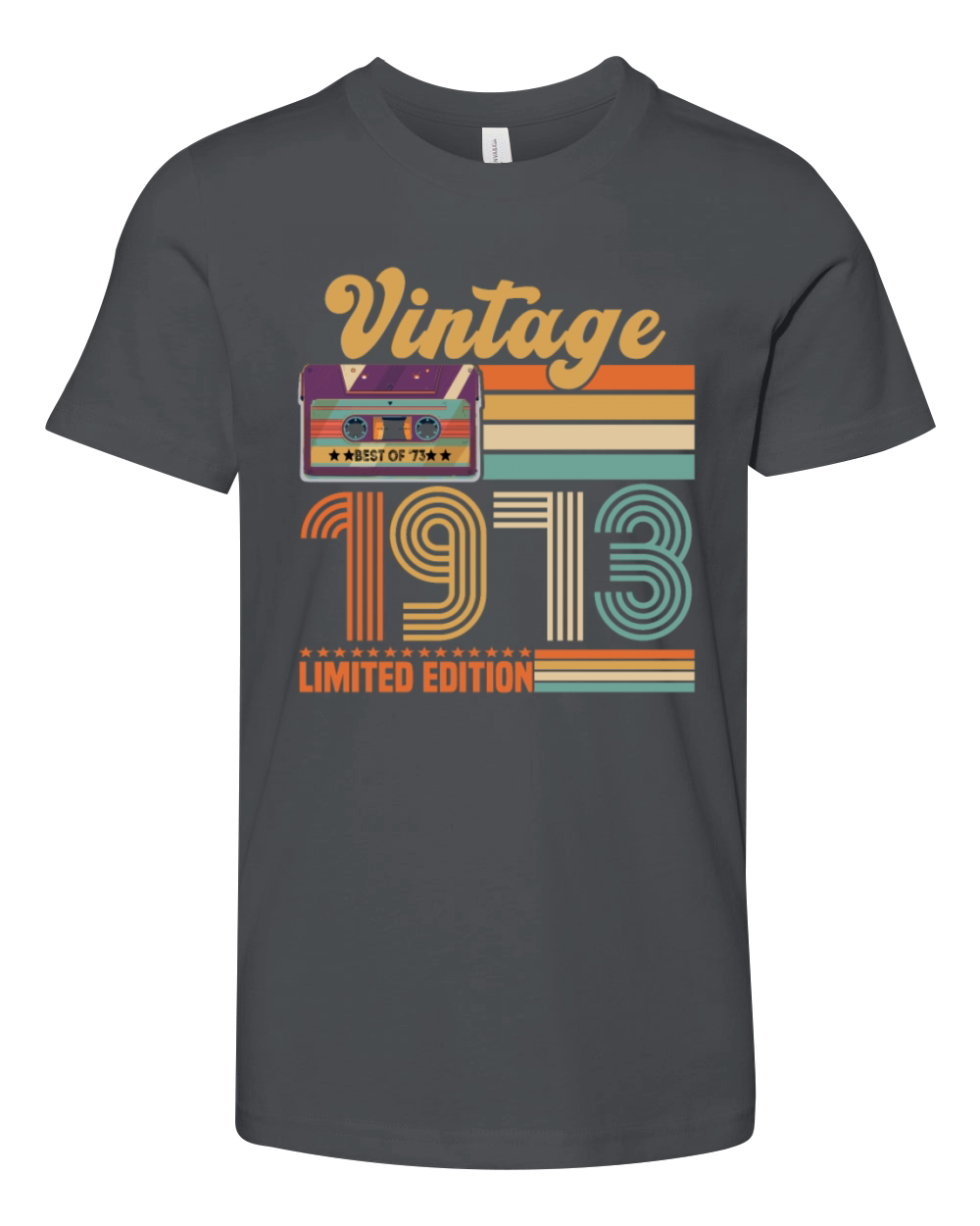 50 Year Old Gifts Vintage 1973 Limited Edition Youth Unisex Jersey Tee