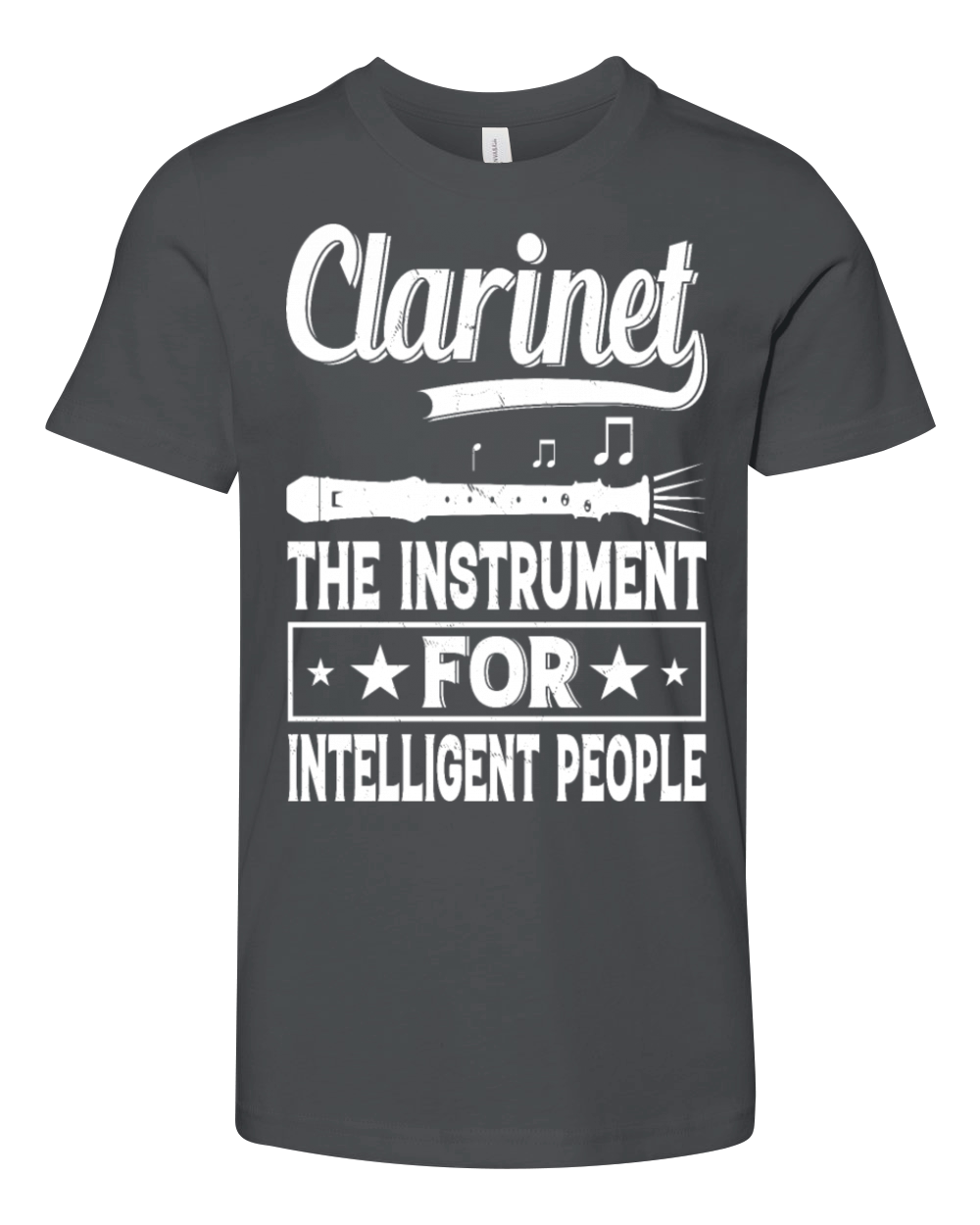Clarinet The Instrument For Intelligent People Youth Unisex Jersey Tee