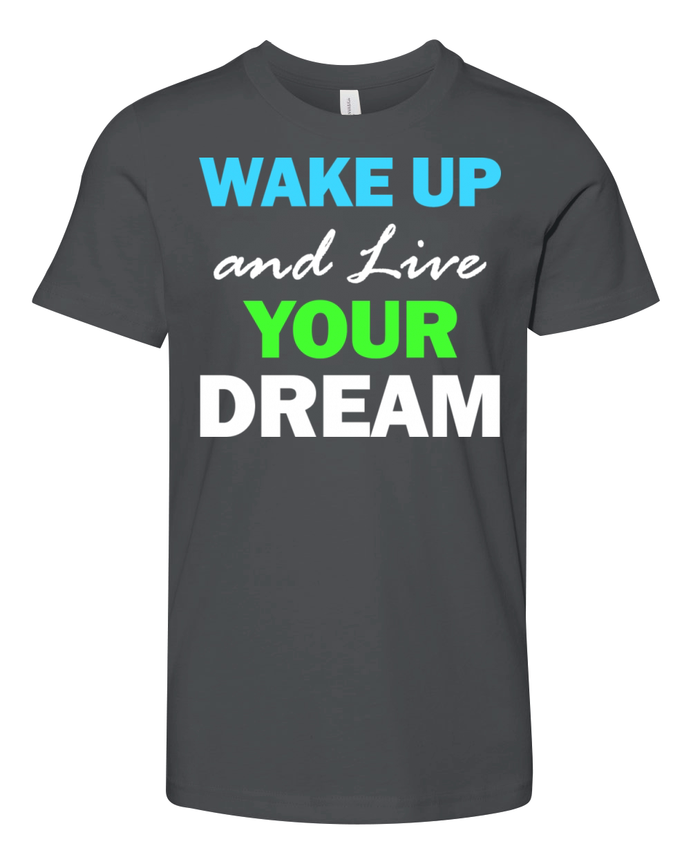 Motivational Quote Inspiring Youth Unisex Jersey Tee