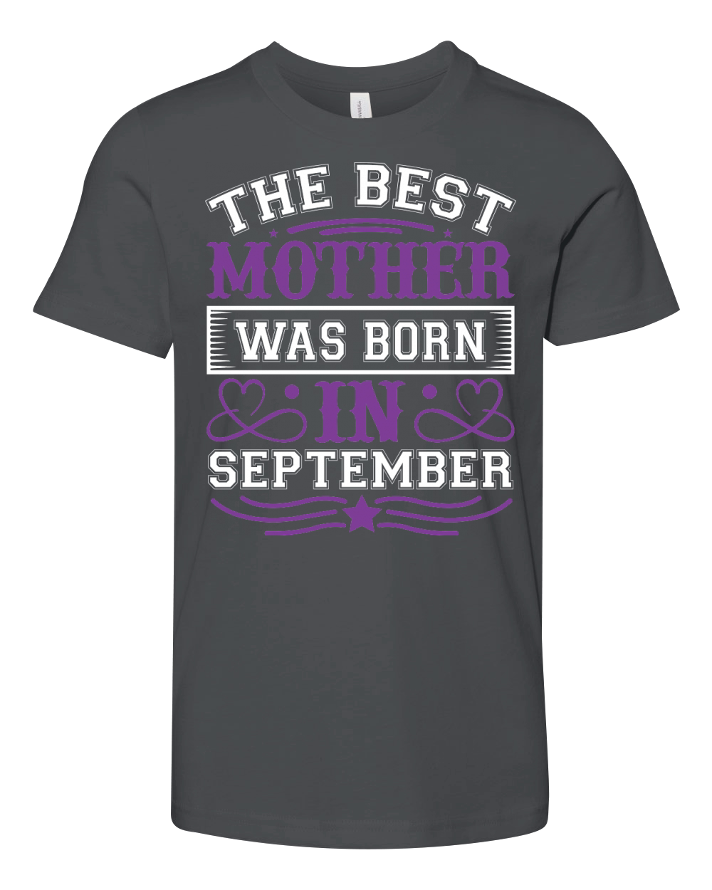 The Best Mother Was Born In September Youth Unisex Jersey Tee