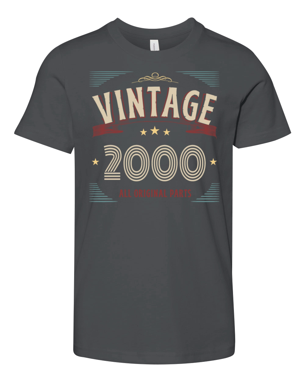 VINTAGE 2000 ALL ORIGINAL PARTS Youth Unisex Jersey Tee