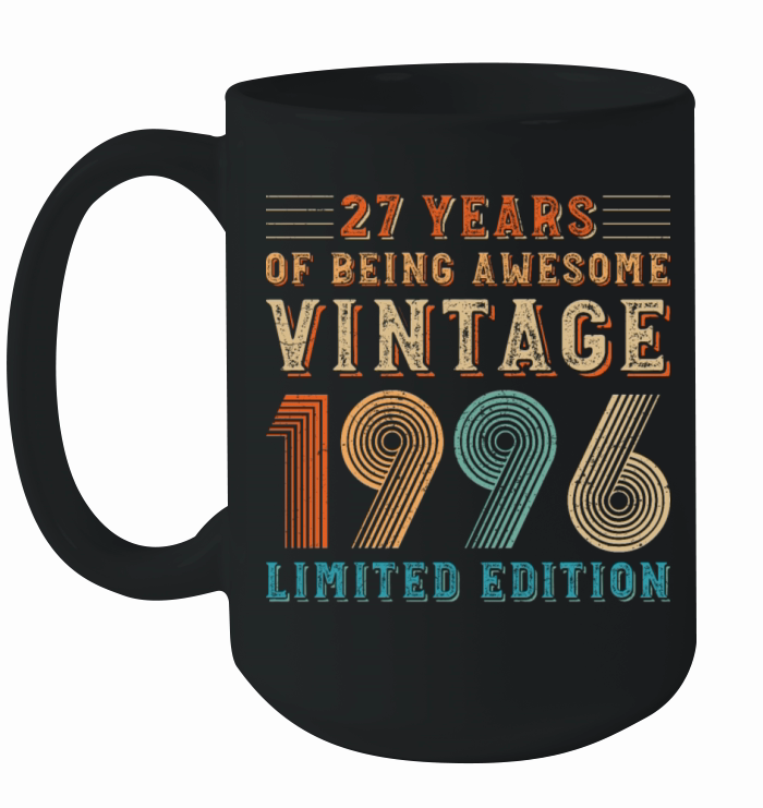 27 years of being awesome vintage 1996 limited edi Ceramic Mug