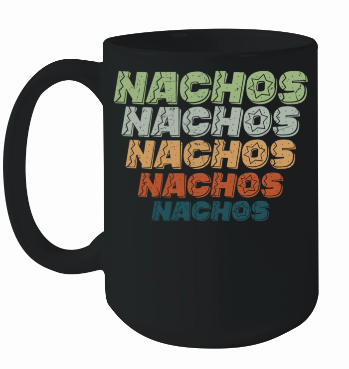 Nachos Vintage Distressed Ceramic Mug