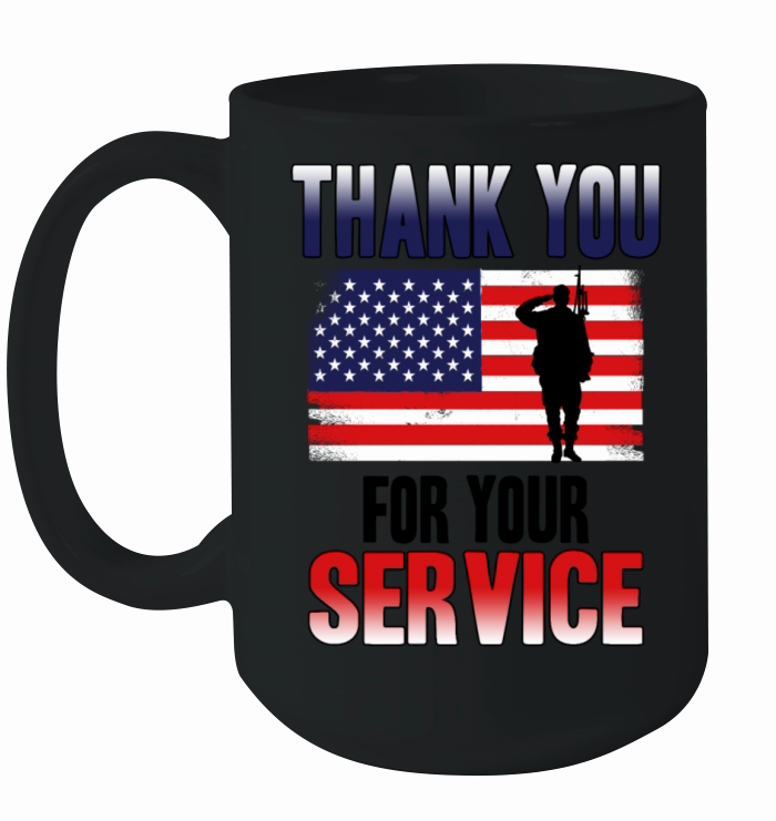 Veterans Day Thank You For Your Service Ceramic Mug
