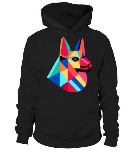 German Shepherd Pop Art Dog Owner Vintage Men Hoodie Unisex