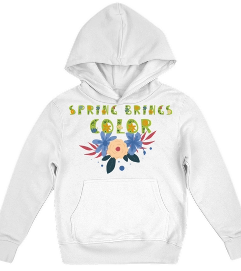 SPRING BRINGS COLOR Kids Hoodie