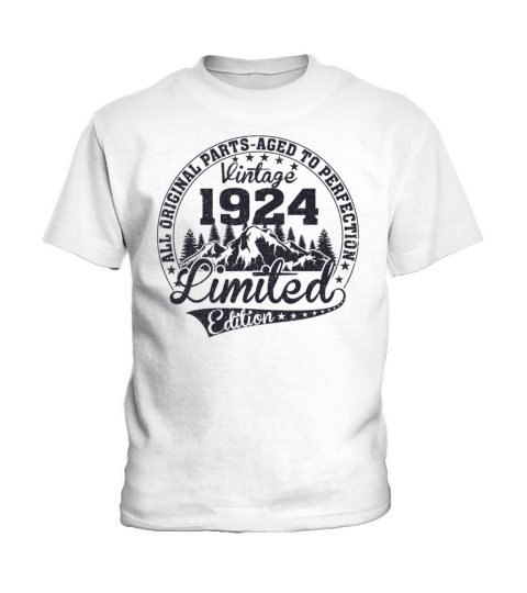 1924 Birthday vintage vintage sloth gift Kids T-Shirt