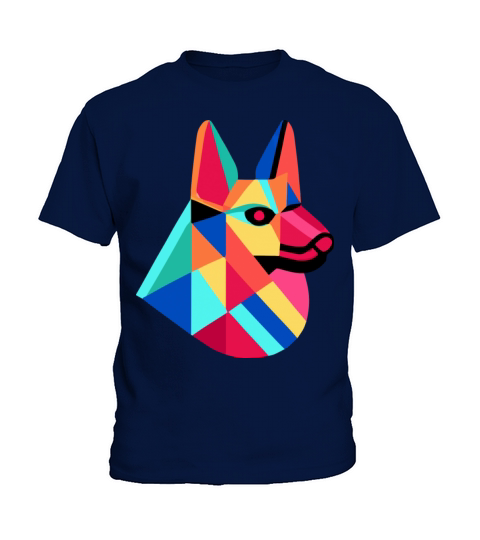 German Shepherd Pop Art Dog Owner Vintage Men Kids T-Shirt