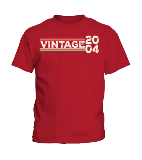 Vintage 2004 Gifts Legend for 19 Years Old - 19th Kids T-Shirt