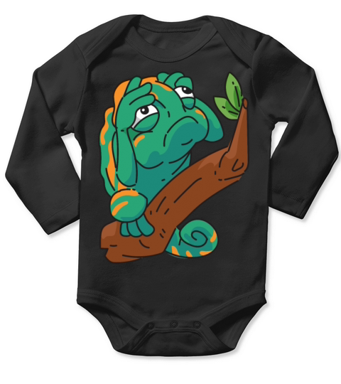 cameleons illustrations MRLL Long Sleeve Baby One-Piece