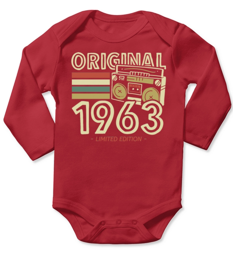 Legends are born in may 1963 - 60 years old Long Sleeve Baby One-Piece