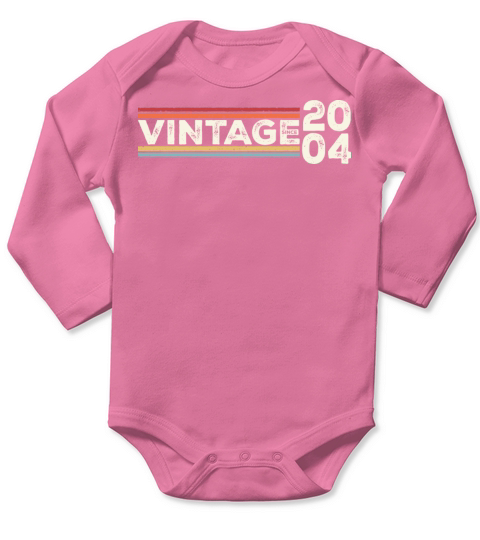 Vintage 2004 Gifts Legend for 19 Years Old - 19th Long Sleeve Baby One-Piece