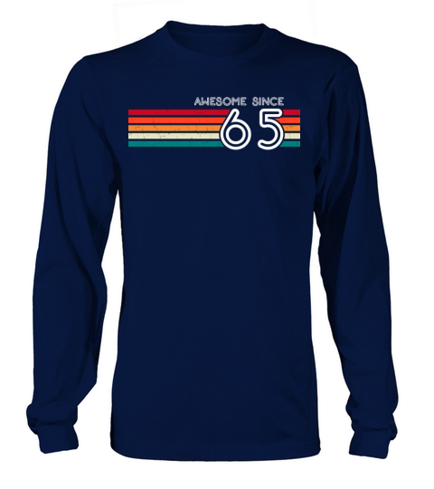 Awesome Since 1965 58th Birthday Gifts 58 Years Long sleeved Unisex