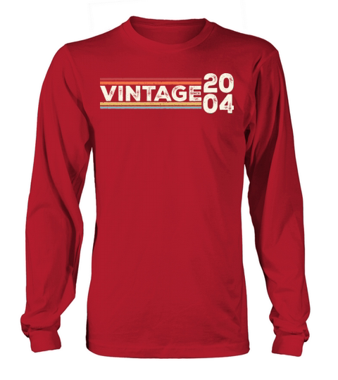 Vintage 2004 Gifts Legend for 19 Years Old - 19th Long sleeved Unisex
