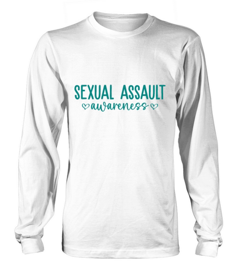 We Wear Teal Leopard Rainbow Sexual Assault Awaren Long sleeved Unisex