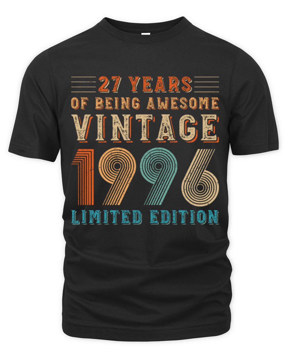 27 years of being awesome vintage 1996 limited edi Organic Unisex T-shirt