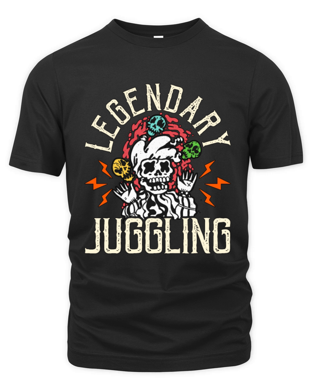 Circus Clown Legendary Juggling Circus Performer Organic Unisex T-shirt