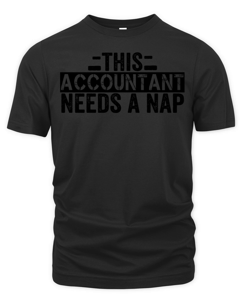 Funny Accountant Napping Organic Unisex T-shirt