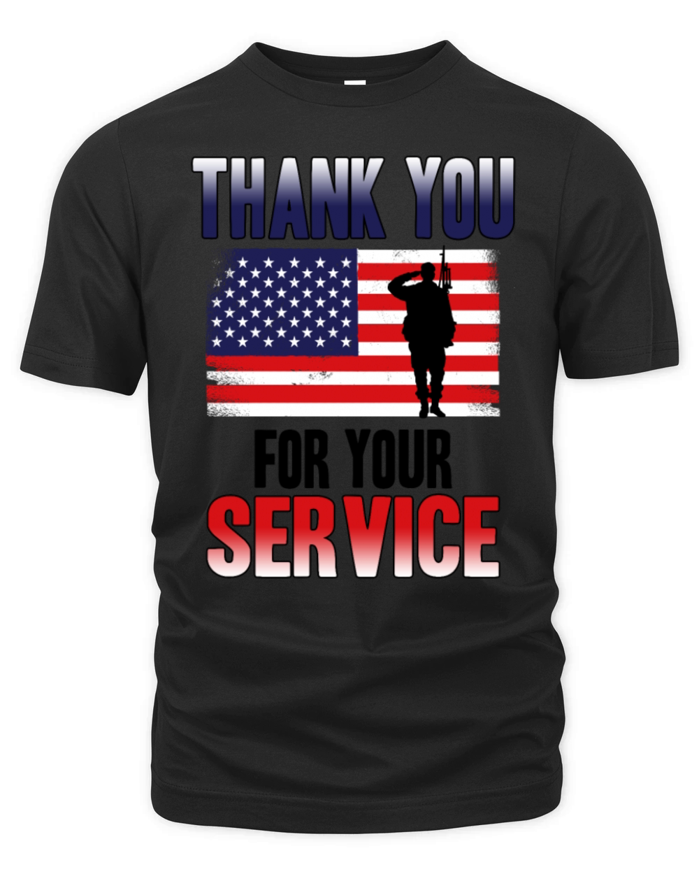 Veterans Day Thank You For Your Service Organic Unisex T-shirt