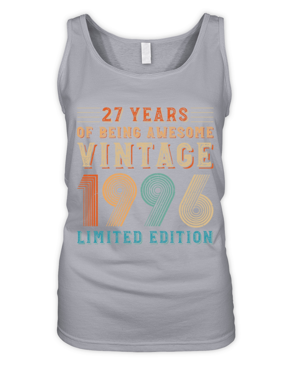 27 years of being awesome vintage 1996 limited edi Organic Women's Tank Top