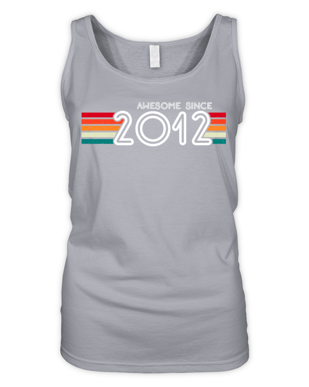 Awesome Since 2012 11th Birthday Gifts 11 Years Organic Women's Tank Top