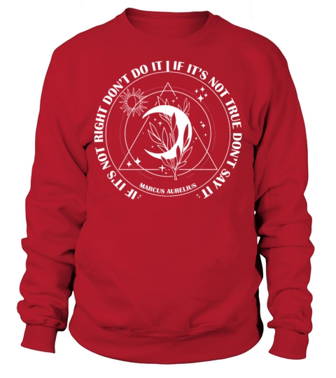 Esoteric Marcus Aurelius Stoic Philosophy Quote Mo Sweatshirt Unisex