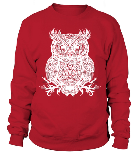 Vintage Owl With Big Eyes Sweatshirt Unisex