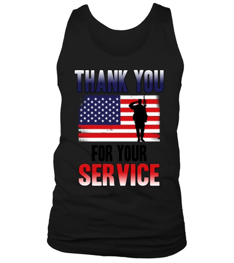 Veterans Day Thank You For Your Service Tank Top Unisex