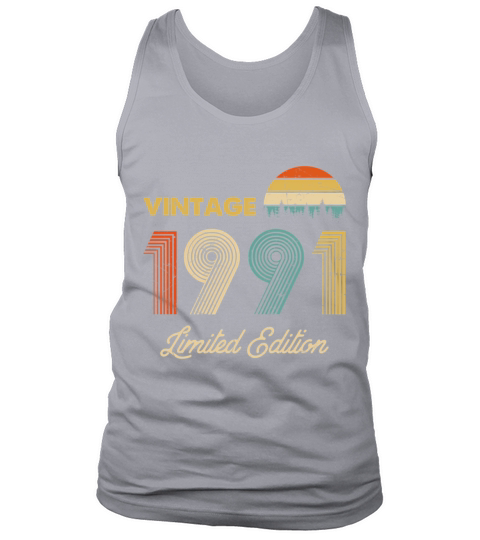 Vintage 1991 Made In 1991 31St Birthday 31 Years O Tank Top Unisex