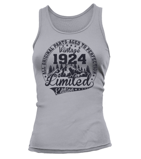 1924 Birthday vintage vintage sloth gift Tank top Woman