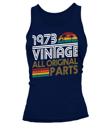 50th birthday vintage 1973 born in 1973 Tank top Woman