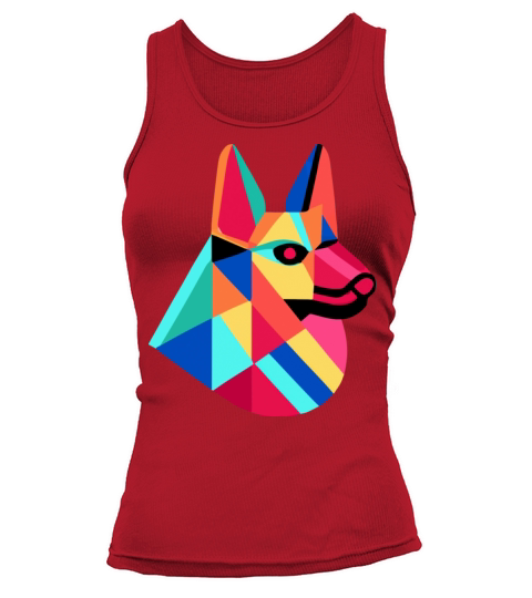 German Shepherd Pop Art Dog Owner Vintage Men Tank top Woman