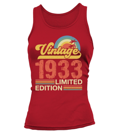 Retro Vintage 1933 Limited Edition Tank top Woman