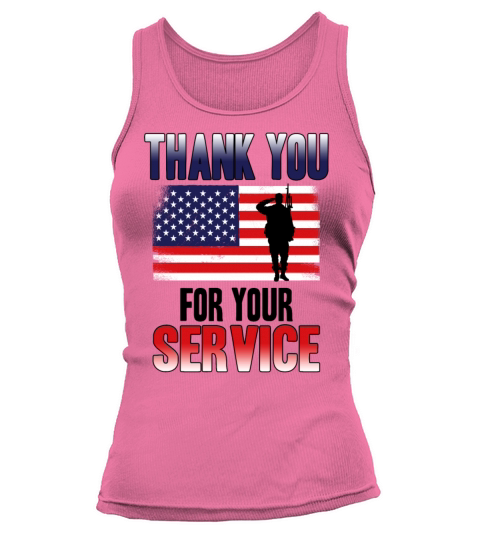 Veterans Day Thank You For Your Service Tank top Woman