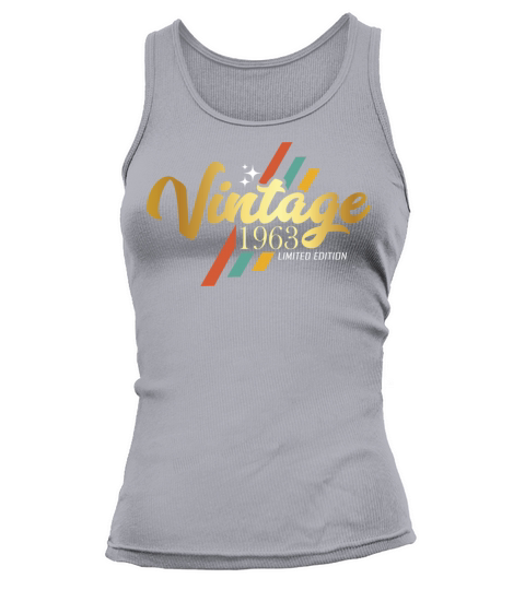 Vintage 1963 Birthday Vintage Sayings Tank top Woman