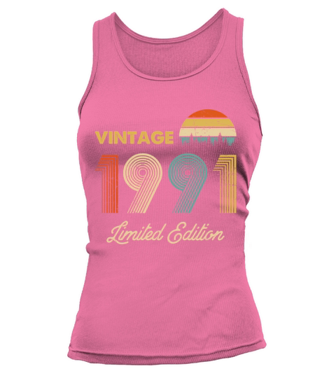 Vintage 1991 Made In 1991 31St Birthday 31 Years O Tank top Woman