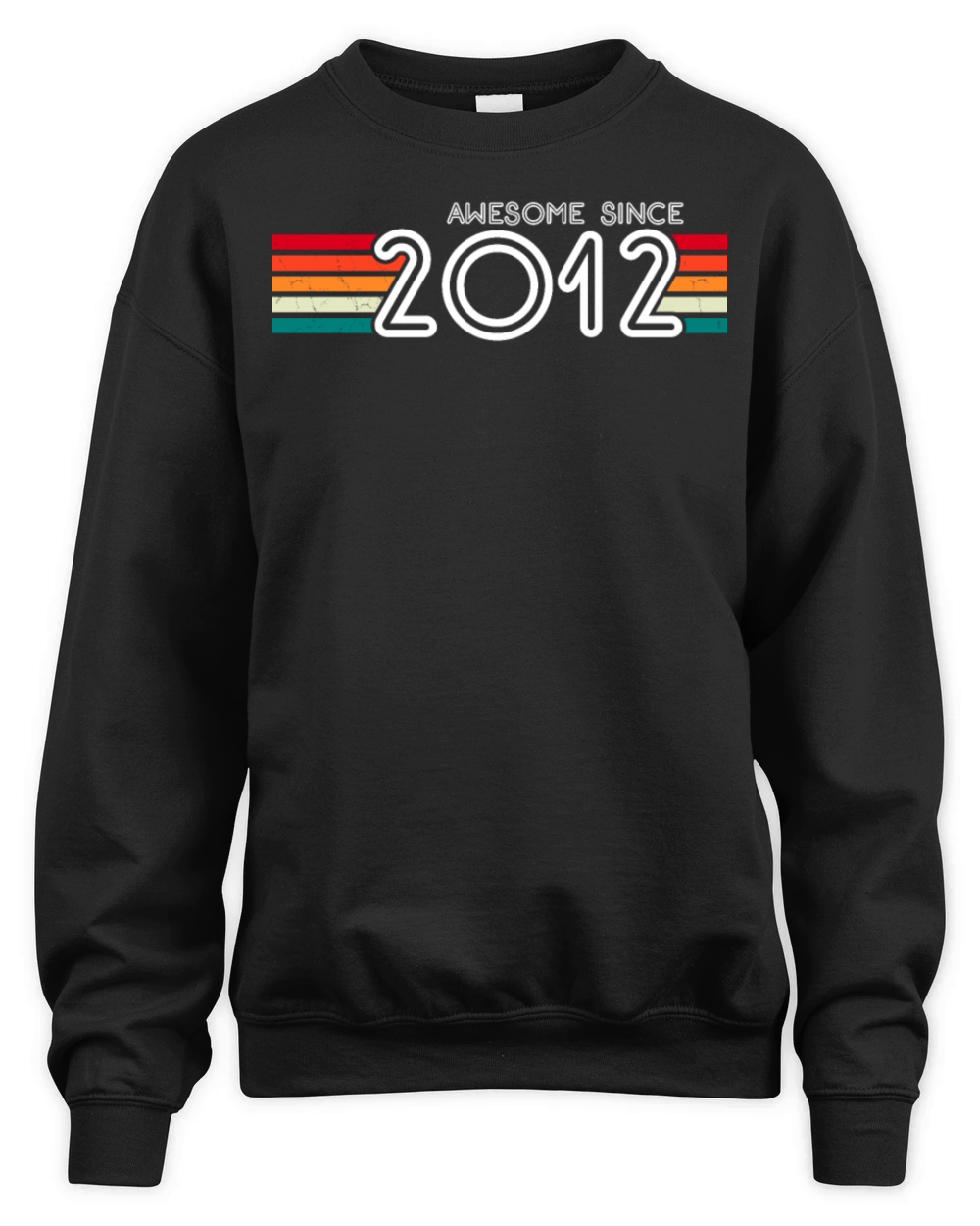 Awesome Since 2012 11th Birthday Gifts 11 Years Unisex Premium Crewneck Sweatshirt